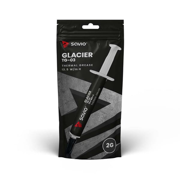 Savio TG-03 kylflänsföreningar Termisk pasta 13,5 W/m-K 2 g