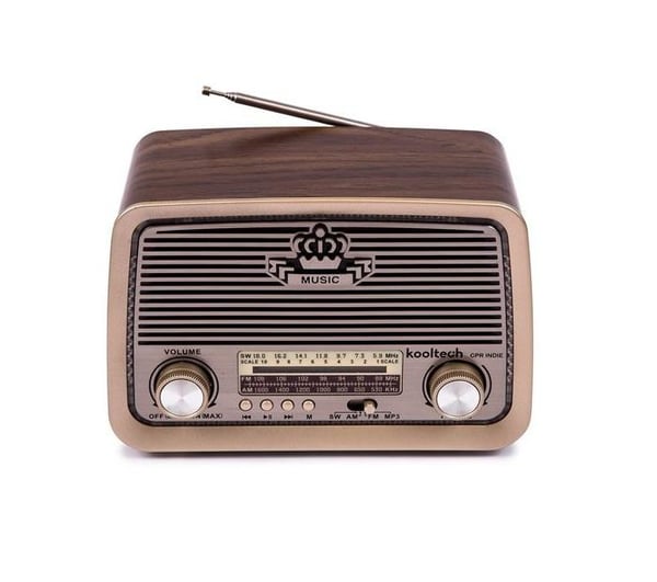 Miniatyrbillede 1 af 2: Kooltech CPR INDIE radio Bærbar Træ