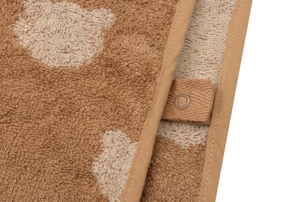 Jollein Poncho babyhåndklæde Brun 1 stk