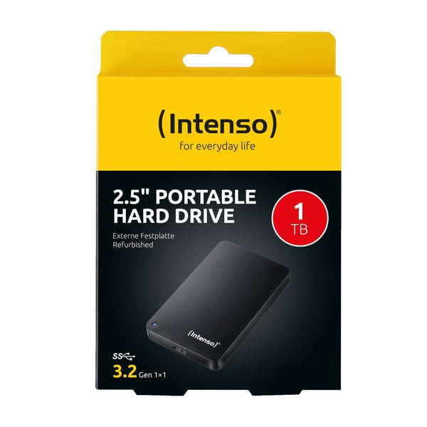 Miniatyrbild 2 av 6: HDD Intenso 2,5 1TB Svart ext