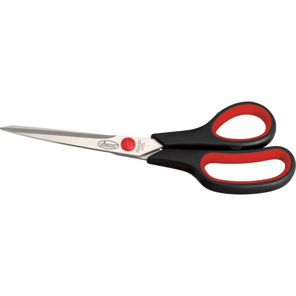 Vigor Universal scissors Universaali Suora leikkuu Musta, Punainen