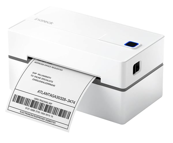 Inateck PR40 etikettitulostin Suoralämpö 203 x 203 DPI 150 mm/s Langallinen & langaton Bluetooth