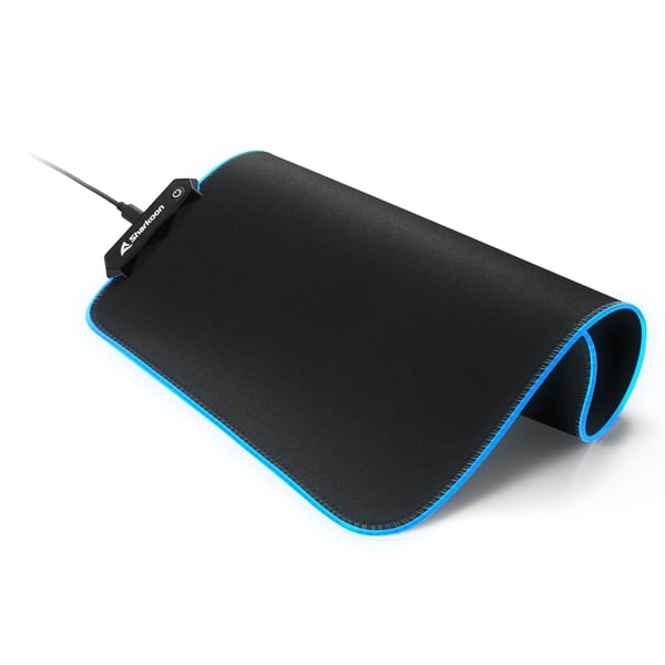 Sharkoon 1337 RGB V2 Gaming Mat Pelihiirimatto Musta