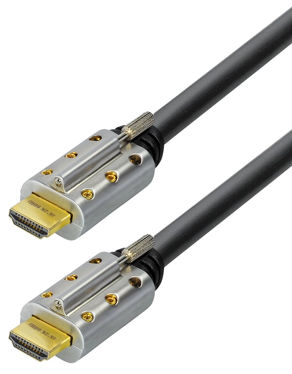 Transmedia C505-20L HDMI-kabel 20 m HDMI Type A (Standard) Sort, Guld, Sølv
