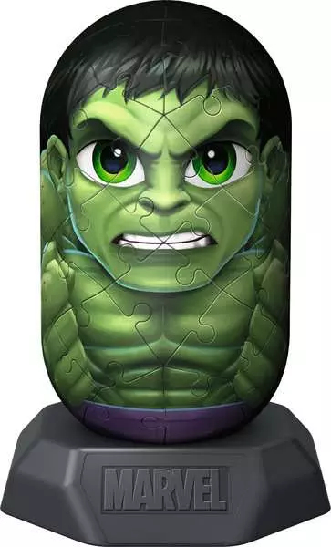 Ravensburger 3D Puzzle: Hylkies - Marvel Hulk 3D puslespil 54 stk Fjernsyn/film