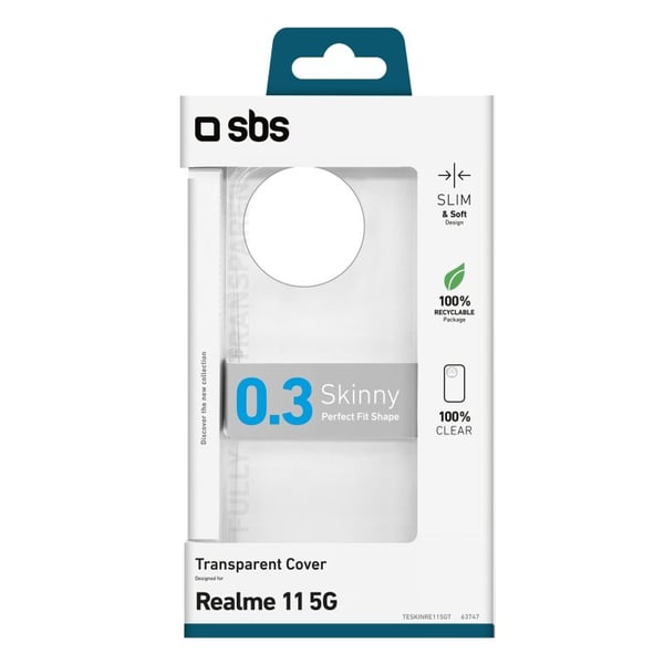 SBS TESKINRE115GT mobiltelefonfodral 17,1 cm (6.72") Mobilskal Transparent