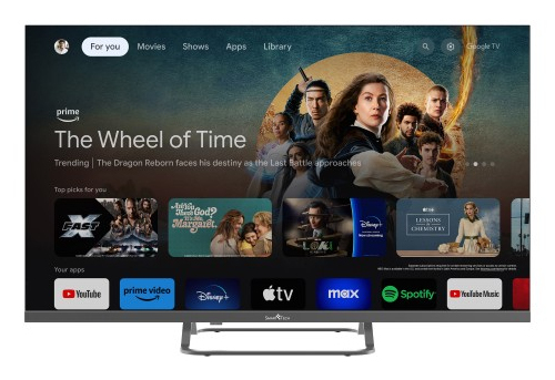 Smart-Tech 32HG01V TV 81,3 cm (32") HD Smart TV Wi-Fi Grå 180 cd/m²