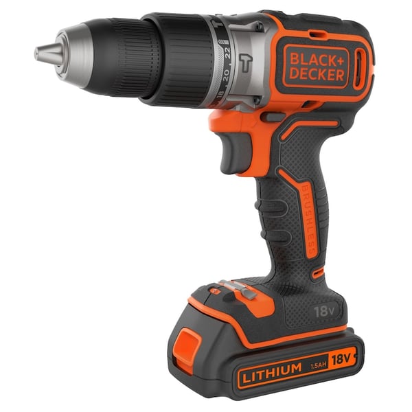 Miniatyrbillede 1 af 6: Black & Decker BL188K-QW bor 1650 rpm Nøglefri