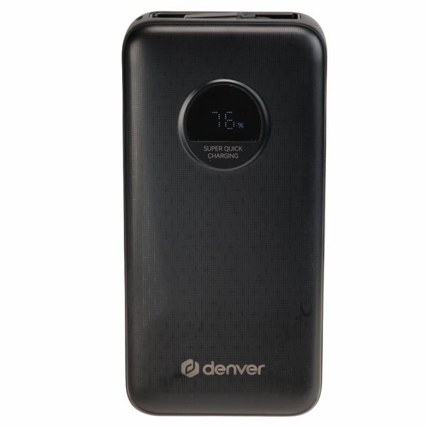 Denver PQC-20065 powerbank 20000 mAh Sort Denver PQC-20065 powerbank 20000 mAh Sort