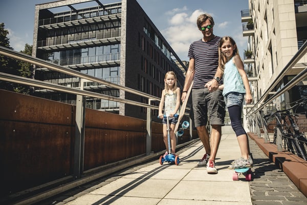 Miniatyrbillede 3 af 6: HUDORA Flitzkids 2.0 Børn Trehjulet scooter Blå