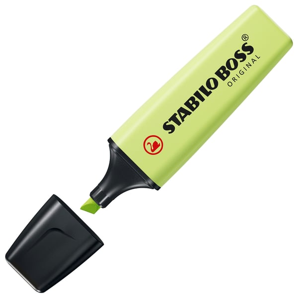 STABILO Boss Original Pastel speedmarker 1 stk Mejselspids Lime