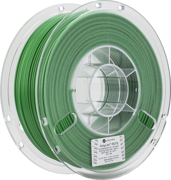 Polymaker PB01005 Material för 3D-utskrifter Polyetentereftalatglykol (PETG) Grön 1 kg
