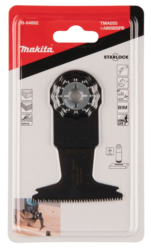 Makita B-64892 stiksav, rullesav & sabelsavklinge Bimetal 1 stk