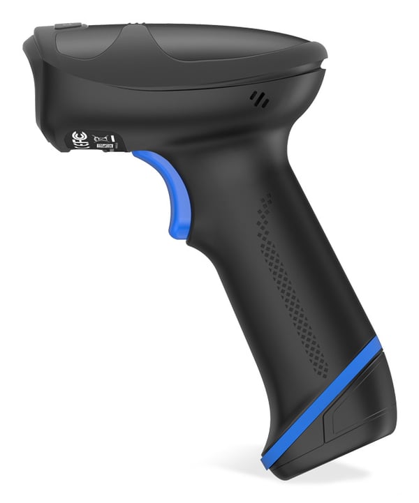 Miniatyrbillede 2 af 7: Newland HR33 Marlin AI Bluetooth Håndholdt stregkodelæser 1D/2D CMOS Sort