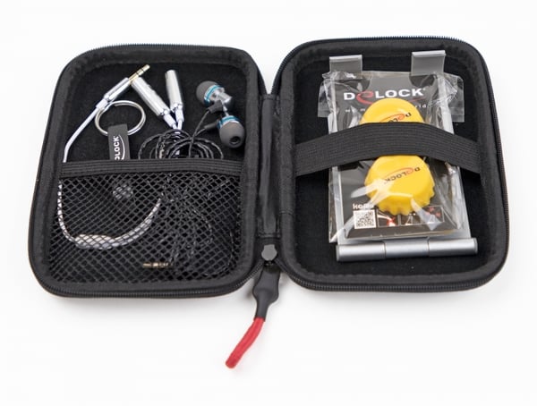 Miniatyrbild 2 av 6: DeLOCK Travel Kit I Sound Edition kalendrar Svart, Grå