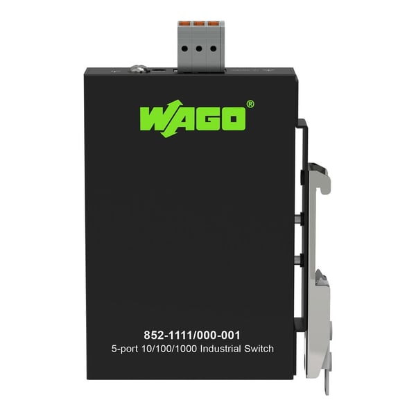 Wago 852-1111/000-001 nätverksswitchar Gigabit Ethernet (10/100/1000) Svart