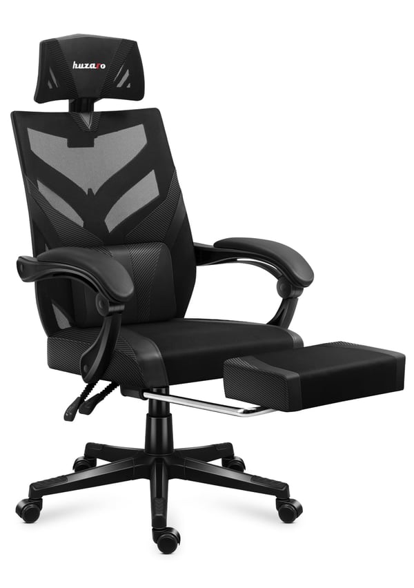 Huzaro Combat 5.0 PC-spelsstol Sits i nätmaterial Svart