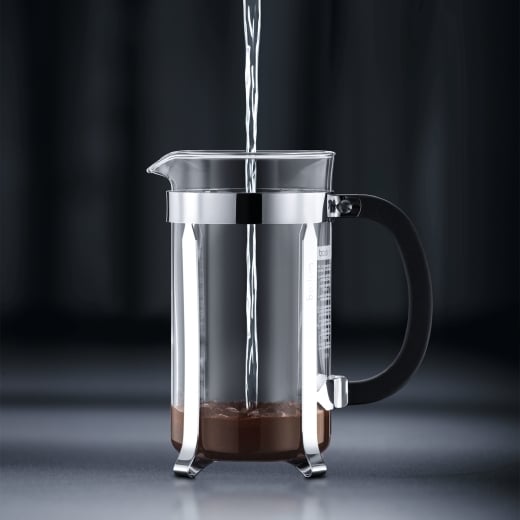 Bodum Chambord Sort, Krom, Transparent