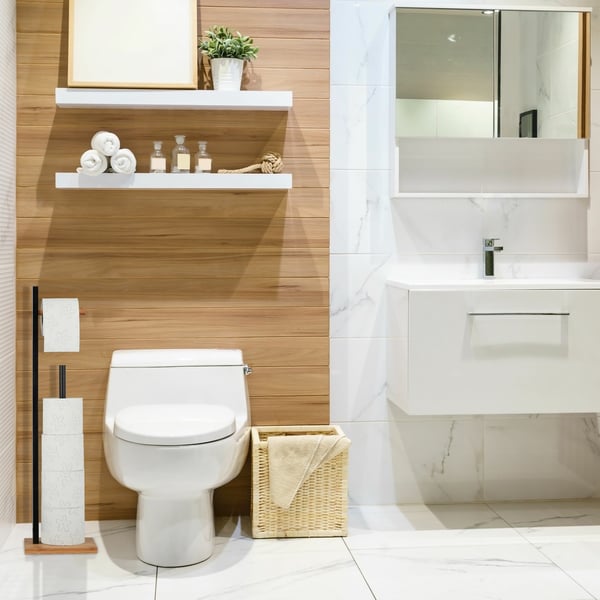 Relaxdays 10027610 Toiletpapir holder