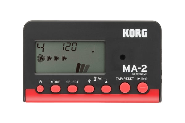 Korg MA-2 30 - 252 BPM Digital metronom Svart, Röd