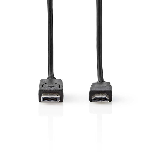 Nedis CCGL37101BK20 videokabeladapter 2 m DisplayPort HDMI Svart