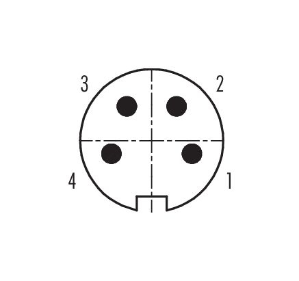 BINDER 99-2009-210-04 kabelsamler M16
