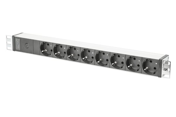 Digitus DN-95410 förlängningssladdar 2 m 8 AC-utgångar Svart