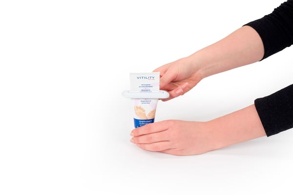 Miniatyrbillede 2 af 5: Vitility 70110070 tubeklemmer Hvid