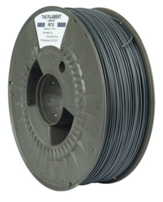 Pikkukuva 3 / 3: Spectrum Filaments TF-24017 3D-tulostusmateriaali Polyeteenitereflaattiglykoli (PETG) Harmaa 1 kg