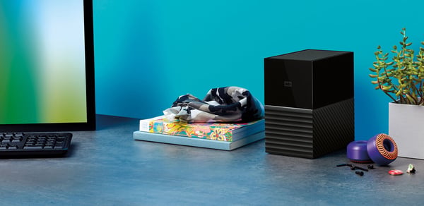 Miniatyrbillede 5 af 8: Western Digital My Book Duo disk array 36 TB Desktop Sort