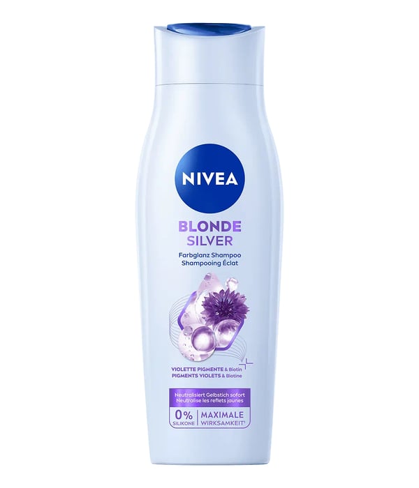 Pikkukuva 1 / 2: NIVEA Blond Silver 250 ml Shampoo Kuluttajille Naisten
