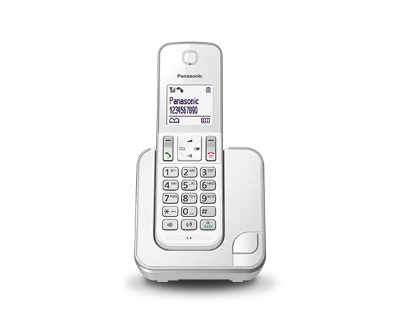 Panasonic KX-TGD310 DECT-puhelin Soittajan tunnistus Hopea