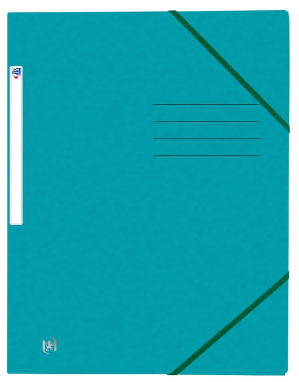 Oxford 400116326 mappar Kartong Aqua A4 Oxford 400116326 mappar Kartong Aqua A4