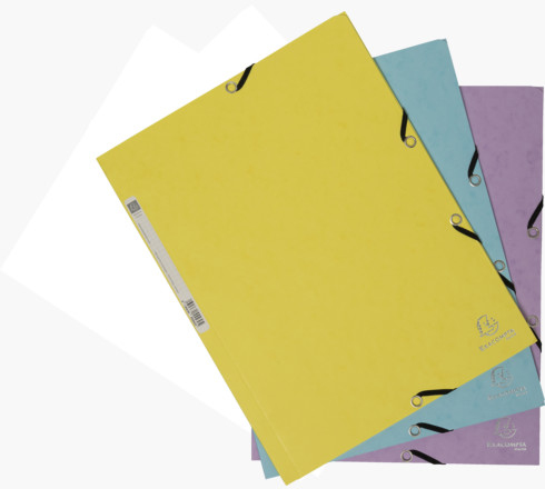 Exacompta 55560E folder Pressboard Forskellige farver, Blå, Koral, Grøn, Mauve, Gul A4