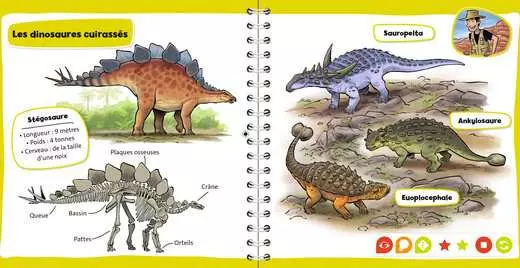 Miniatyrbillede 6 af 7: Ravensburger 9783380990185 bog Dinosaurer Fransk 16 Sider Indbundet