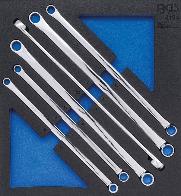 BGS technic Tool Tray 2/3: Double Ring Spanner Set