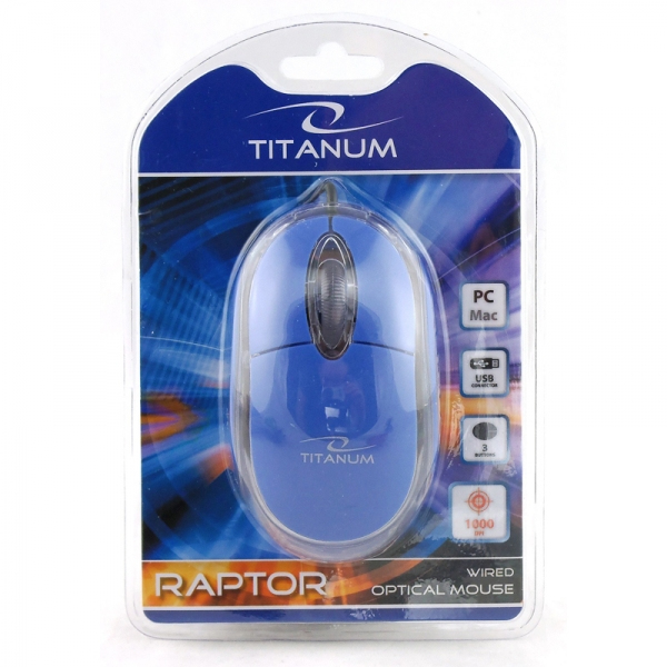 Esperanza Titanum hiiri Office USB A-tyyppi