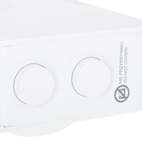 Adler AD 7725W elektrisk rumsvärmare inomhus Vit 2000 W Elektrisk värmefläkt