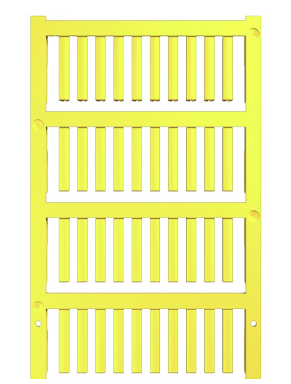 Miniatyrbild 1 av 2: Weidmüller SF 00/21 MC NE GE V2 Gul Polyamide 6.6 (PA66) 3,2 mm 400 styck