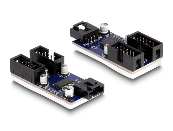 Pikkukuva 2 / 4: DeLOCK 61100 liitäntäkortti/-sovitin Sisäinen USB 2.0 header - 9 pin