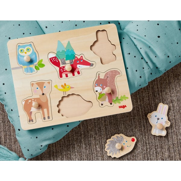 HABA 306542 pussel Formpussel 6 styck Djur