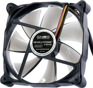 Noiseblocker Multiframe M12-2 Datorväska Fan 12 cm Svart