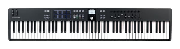 Pikkukuva 1 / 4: Arturia KeyLab Essential 88 mk3 MIDI-kosketin 88 kosketinta USB Musta, Valkoinen