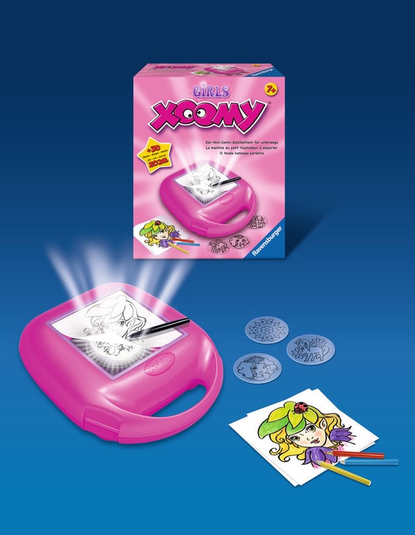 Miniatyrbild 3 av 3: Ravensburger Xoomy Girls Bildsats att färglägga