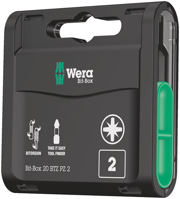 Miniatyrbillede 1 af 4: Wera Bit-Box 20 BTZ PZ skruetrækker bit 20 stk