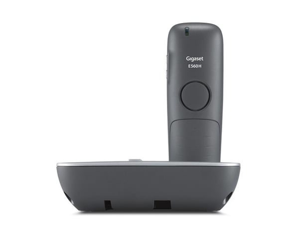 Miniatyrbillede 3 af 5: Gigaset E 560 A telefon DECT telefon Nummervisning Sort, Sølv