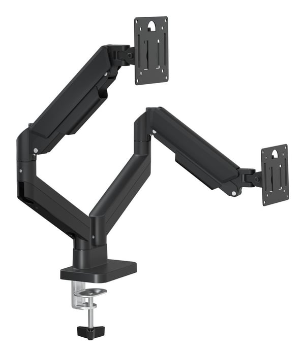 Gembird MA-DA2-06 skærmbeslag og -stativer 81,3 cm (32") Skrivebord Sort