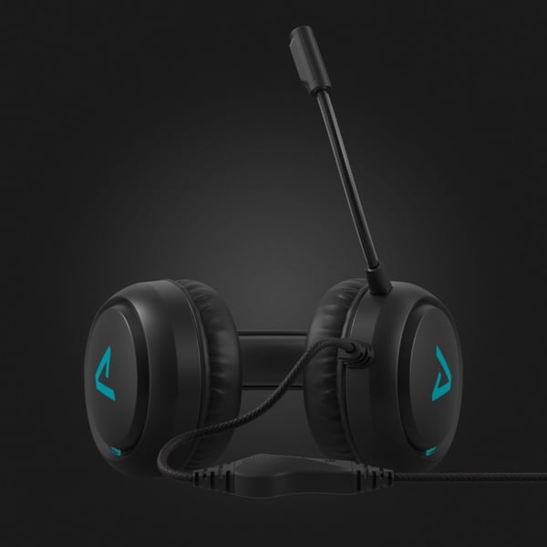 Lamax LMXHGU1 hovedtelefoner/headset Ledningsført Spil Sort