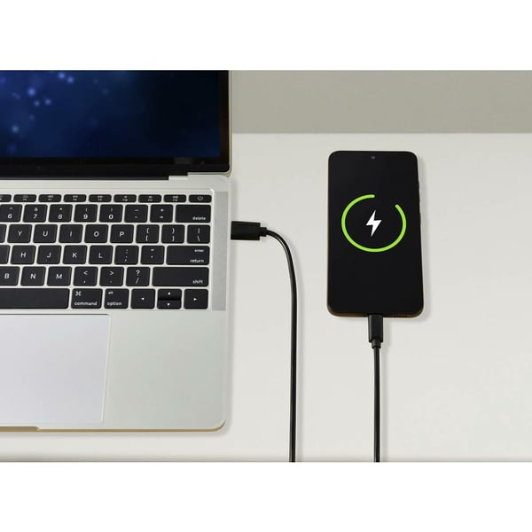 Miniatyrbillede 2 af 6: Renkforce RF-5720398 USB-kabel USB 2.0 1,8 m USB A USB C 0,48 Gbit/sek. Sort