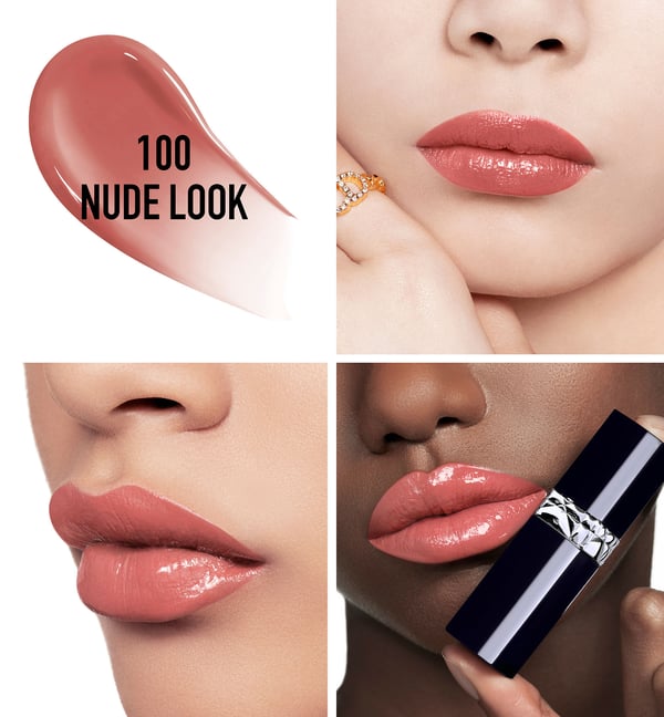 Miniatyrbillede 2 af 3: Dior Rouge Forever Liquid Lacquer 100 Nude Look Glans